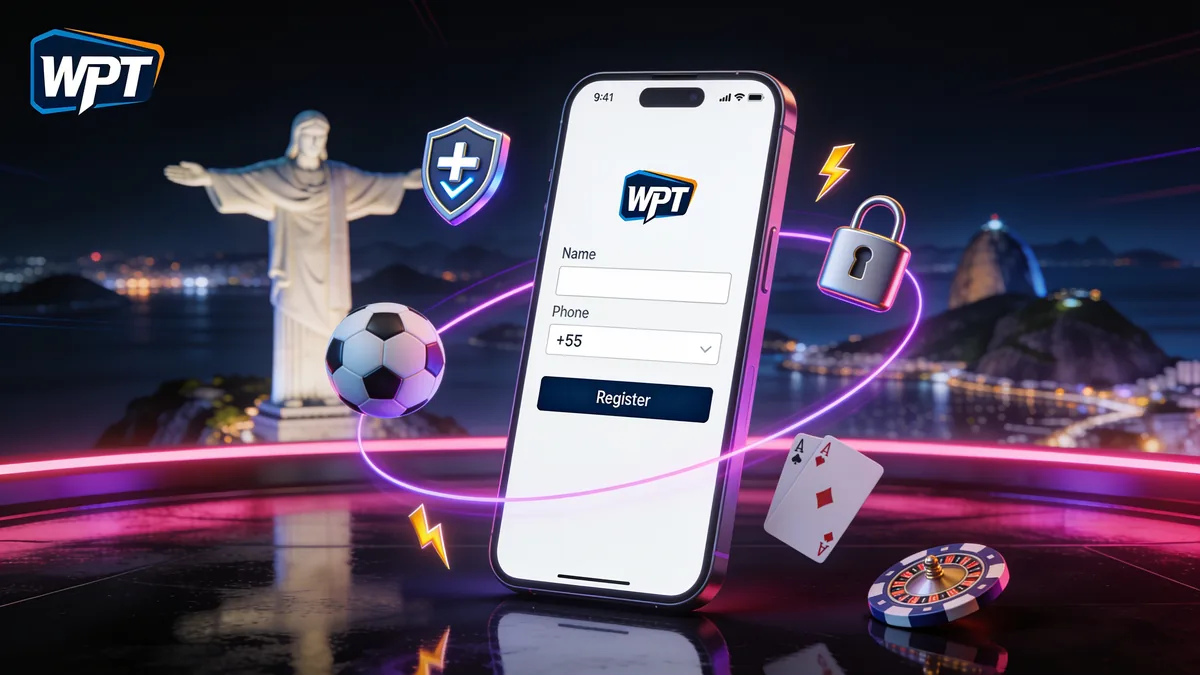Como se cadastrar na WPT Global para jogadores no Brasil